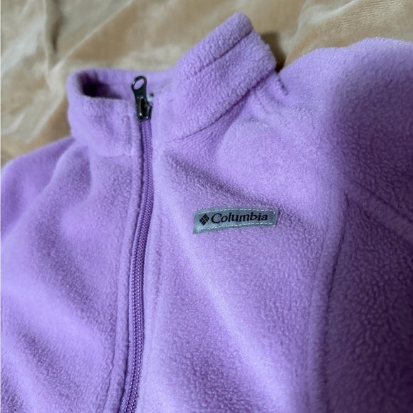 Columbia Kids Lavender Fleece Jacket 3T - Picture 2 of 5